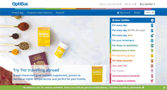 Desktop Screenshot of optibacprobiotics.co.uk